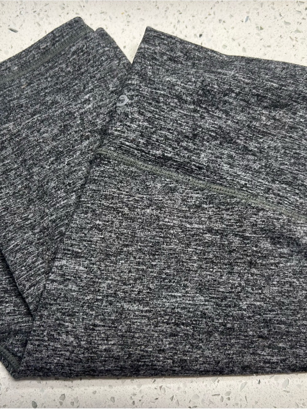 Women's Heather Charcoal Gray Capris